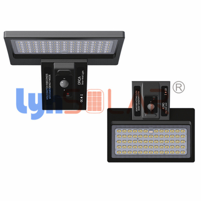 le luci all'aperto di moto 3000-6000K solari con i 4 modi di illuminazione IP65 impermeabilizzano con il pannello solare