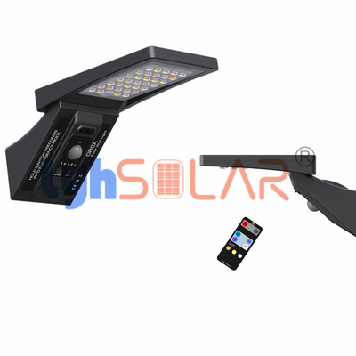 Luci solari nere da 3W per esterni con lente PC Tipo II Angolo del fascio luminoso