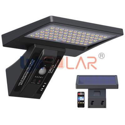 La posta nera della piattaforma 5W ha condotto i materiali solari ABS delle luci 3000k CTT e la lente del PC Anti-UV