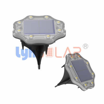 luci solari all'aperto di via del metallo di 3000K il TDC 0.5W installate su erba e sulla via