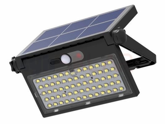 Alta efficienza dell'illuminazione 8W Luci a inondazione solari per esterni con sensore di movimento