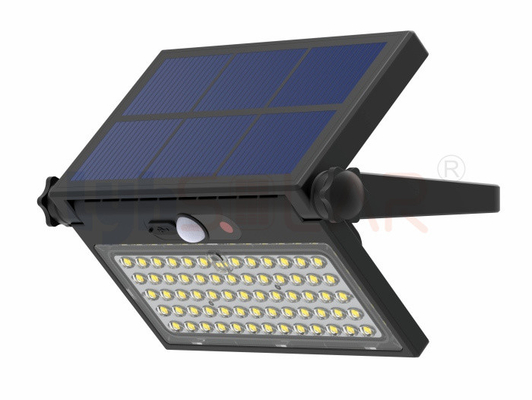 Alta efficienza dell'illuminazione 8W Luci a inondazione solari per esterni con sensore di movimento