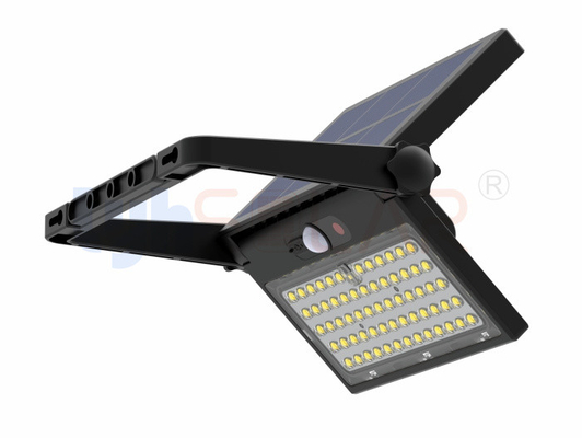 Lampade a inondazione solare a forma di tampone nero all'aperto Oltre 1000Lm Con approvazione CE RoHS