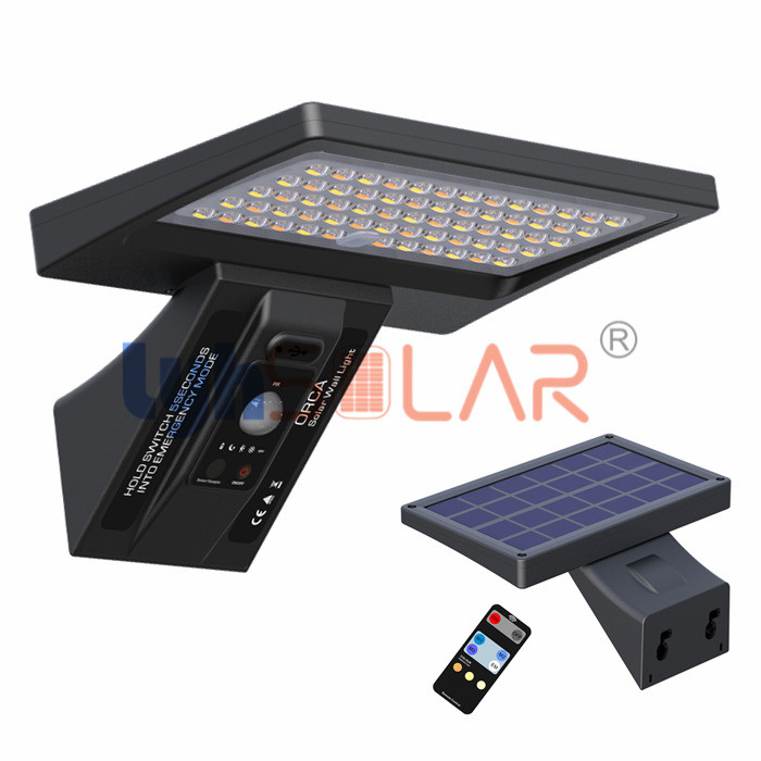 La posta nera della piattaforma 5W ha condotto i materiali solari ABS delle luci 3000k CTT e la lente del PC Anti-UV