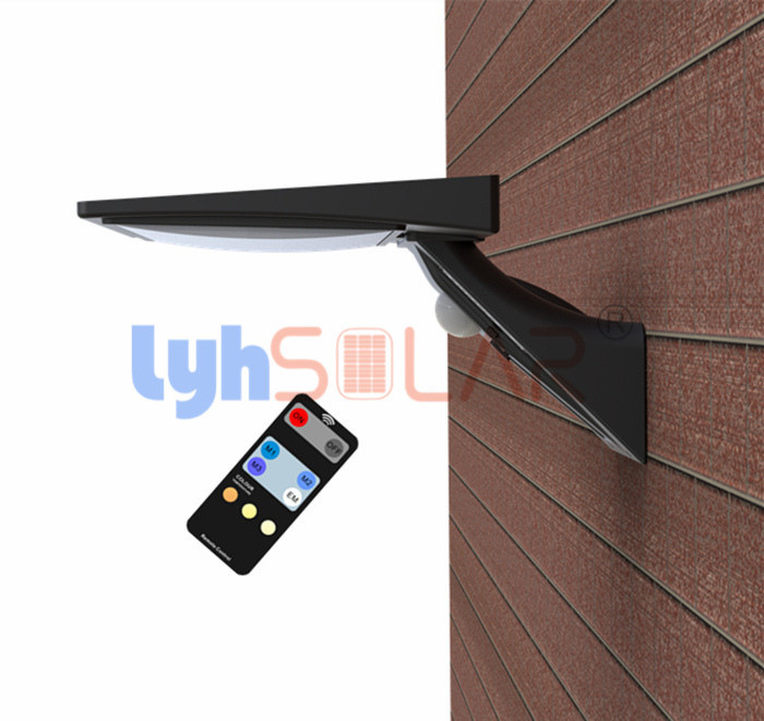 Le luci solari fissate al muro impermeabili di sicurezza IP65 con il totale 520Lm del sensore di moto hanno prodotto